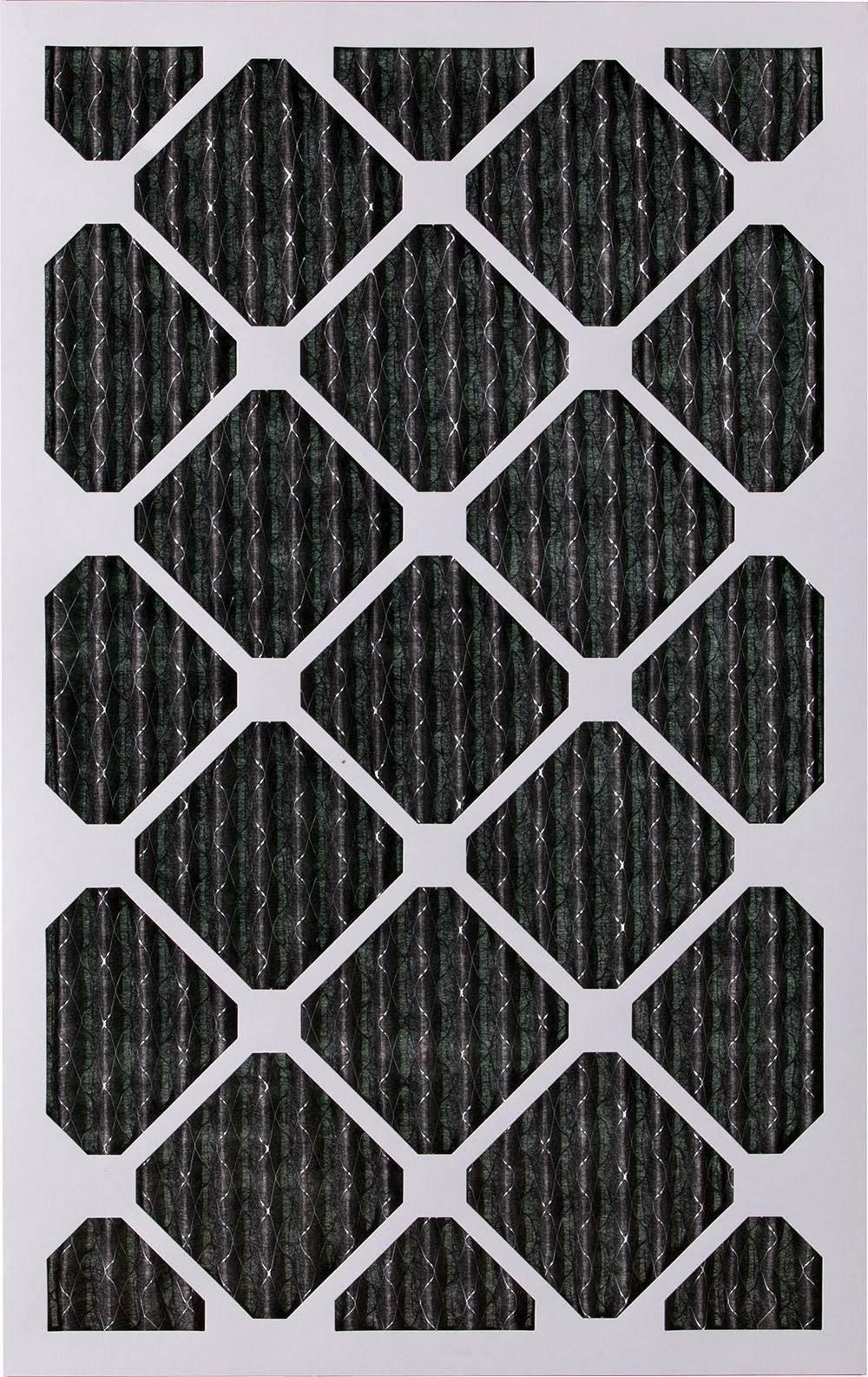 12x18x1 MERV 12 Pleated Carbon Air Filters 6 Pack C892