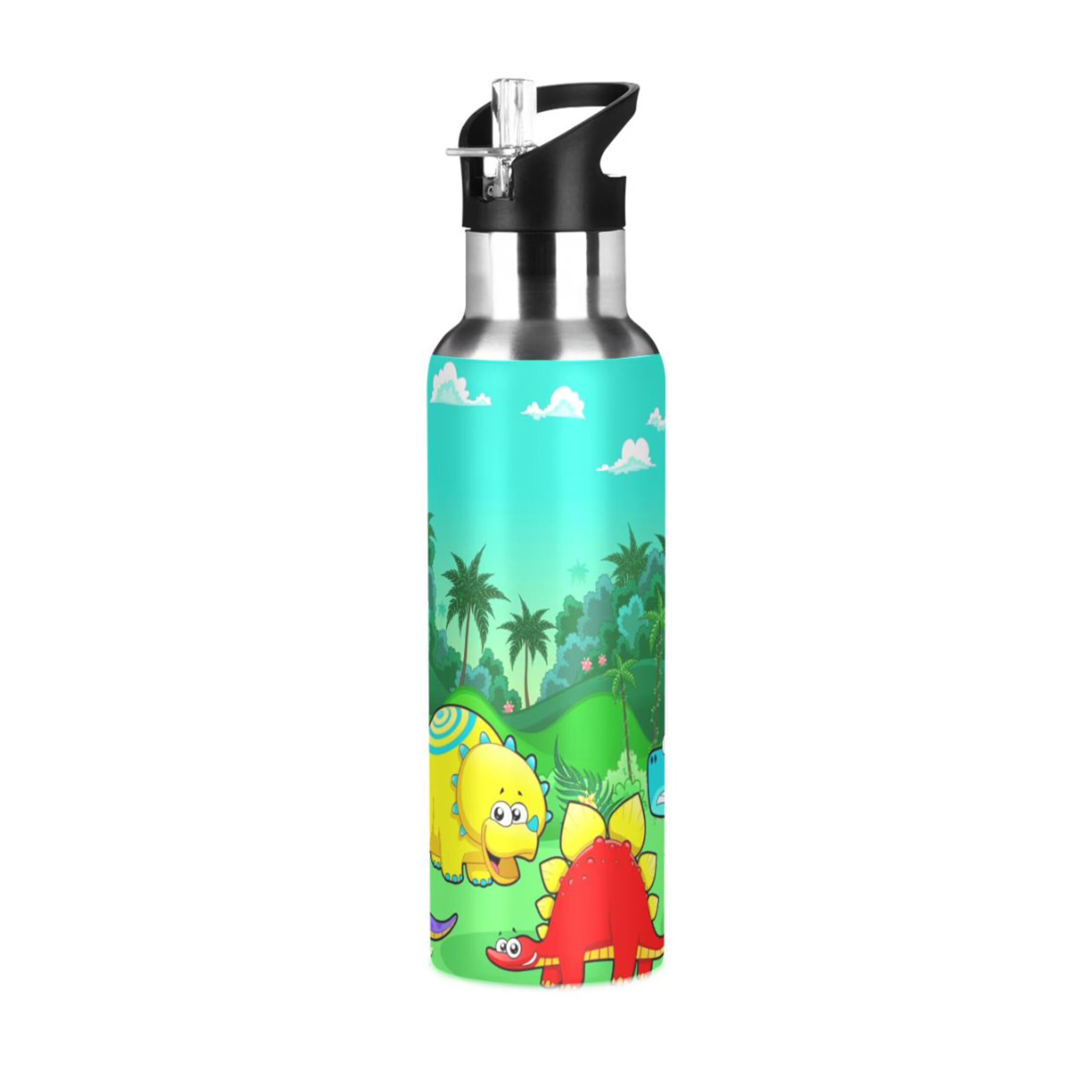 Stainless Steel Vacuum Insulated Water Bottle with Straw Lid 20 OZ E623