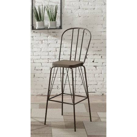Bronze Slat Back Bar Chairs, Set of 2 B118118