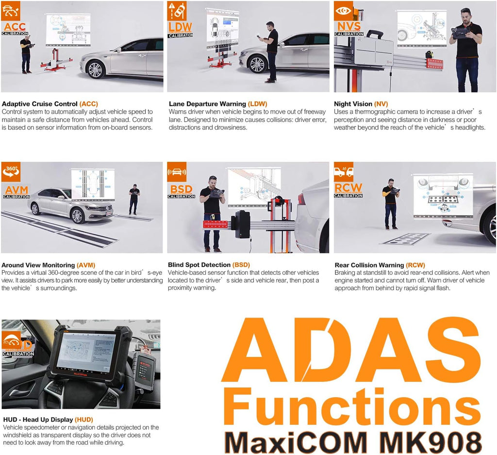 Automotive Scan Tool with Advanced ECU Coding M371