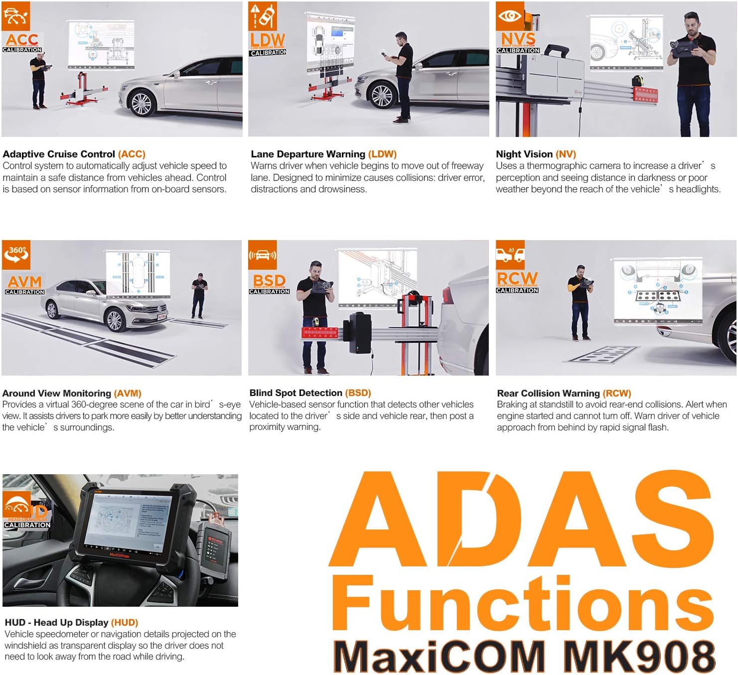 Automotive Scan Tool with Advanced ECU Coding M371