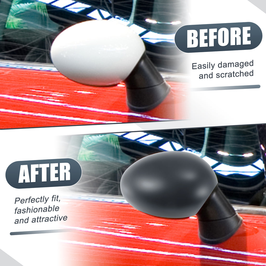 Gray Rear View Mirror Cover Cap for BMW Mini Clubman R55 Hatchback Cooper R56 M8600