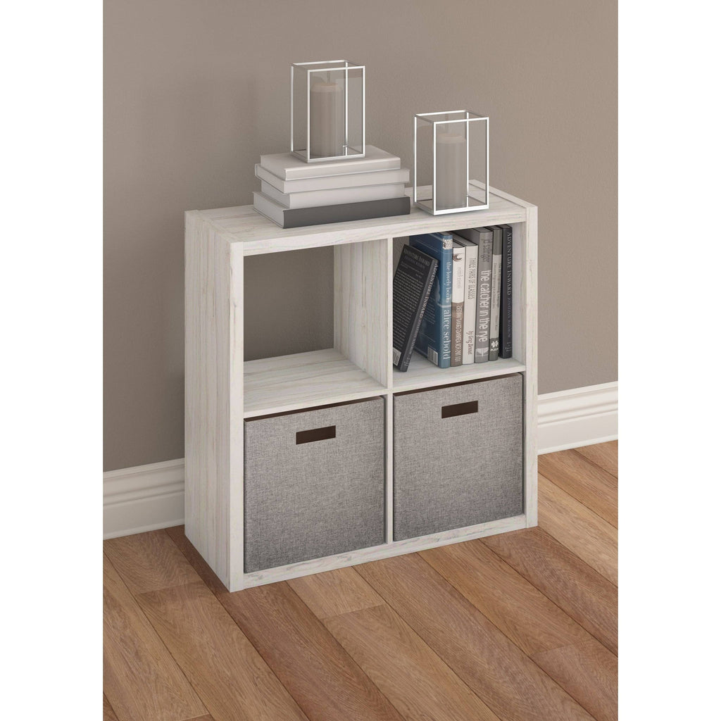 Bleached Brown Cube Bookcase S6759