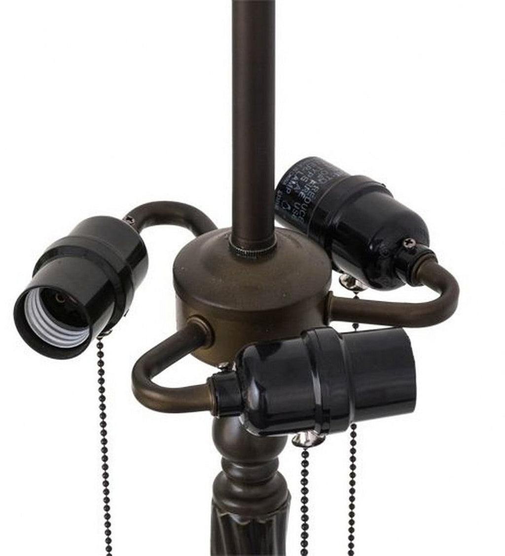 28 in. 3 Light Table Lamp J582