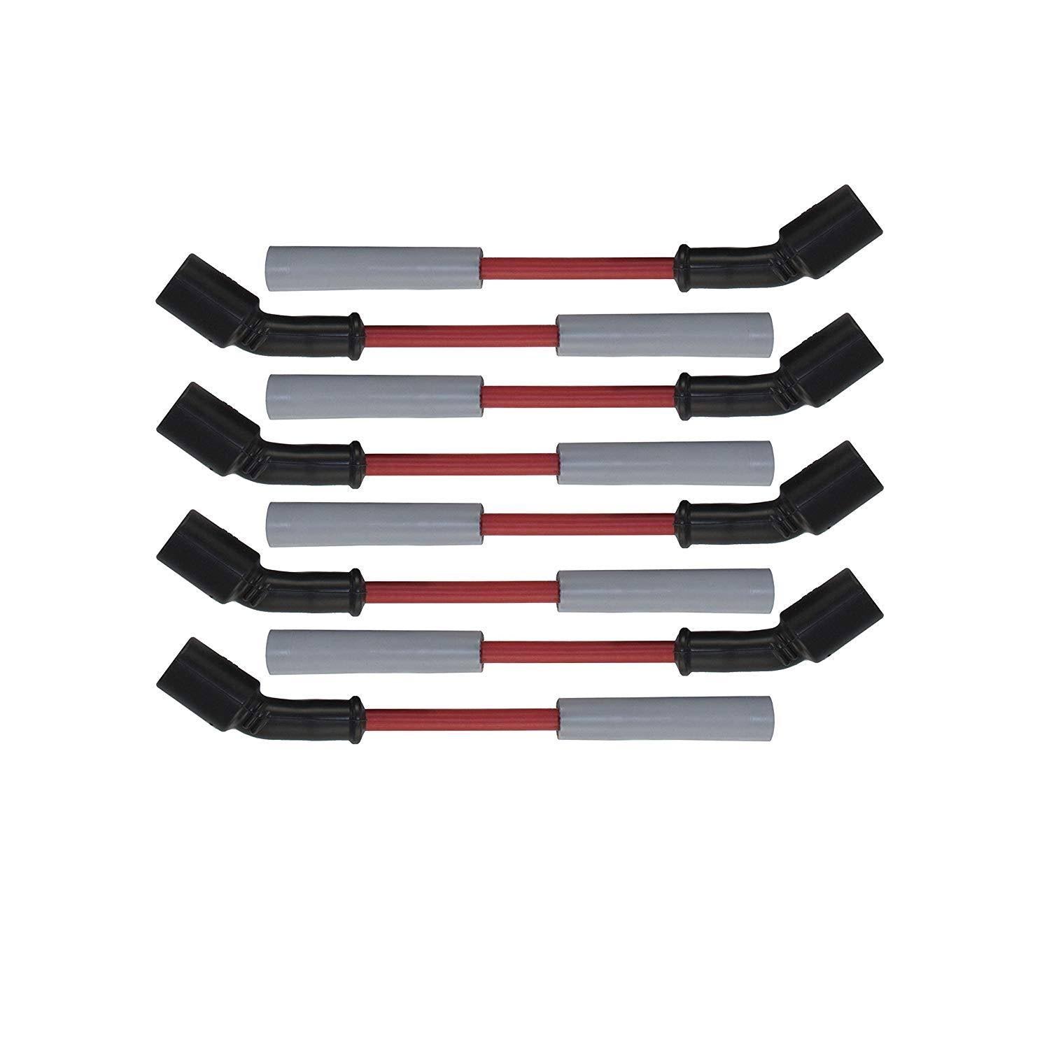 Red LSX Spark Plug Wire Set Z579