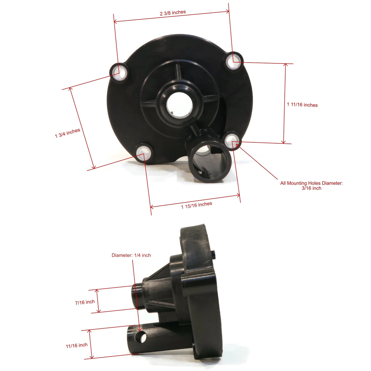 Water Pump Impeller Kit for 1975 Evinrude 6 HP Outboard Boat Engine T528