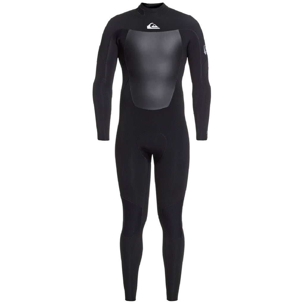 Black/Silver 4/3 Back Zip Wetsuit B4015