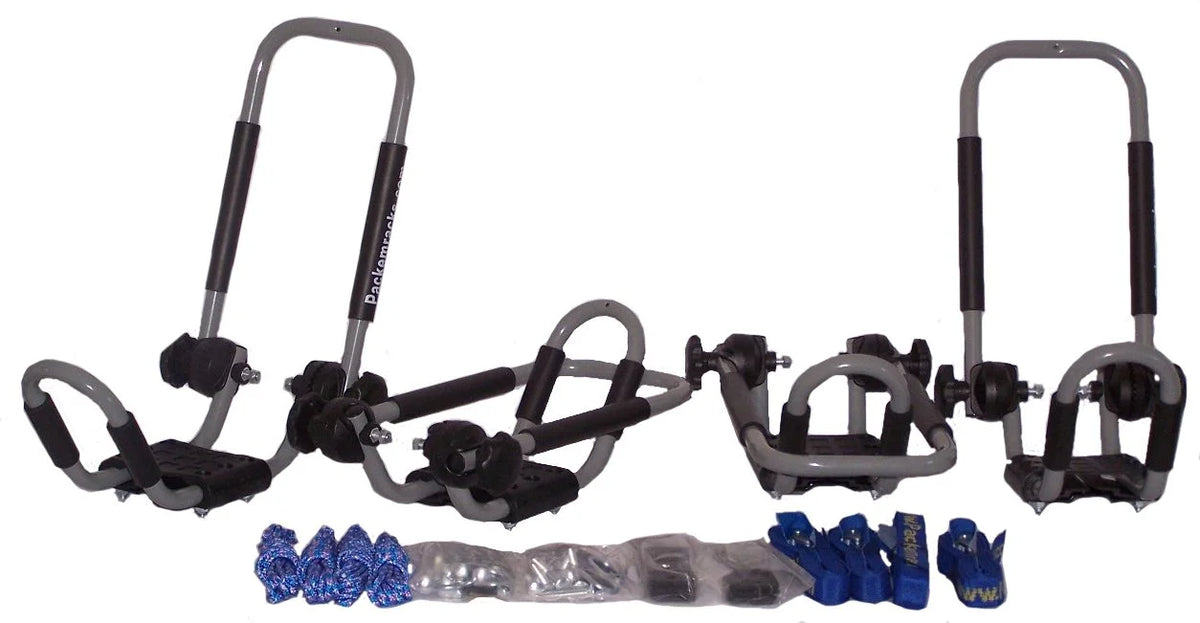 Folding Kayak Rack Roof Top and Wall Carrier Bundle X344221