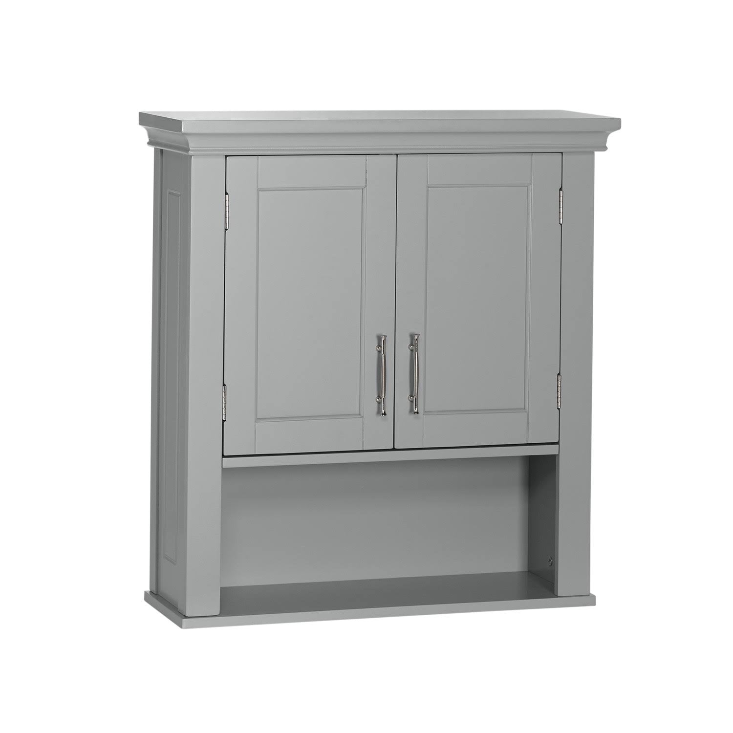 Gray Storage Wall Cabinet T589272