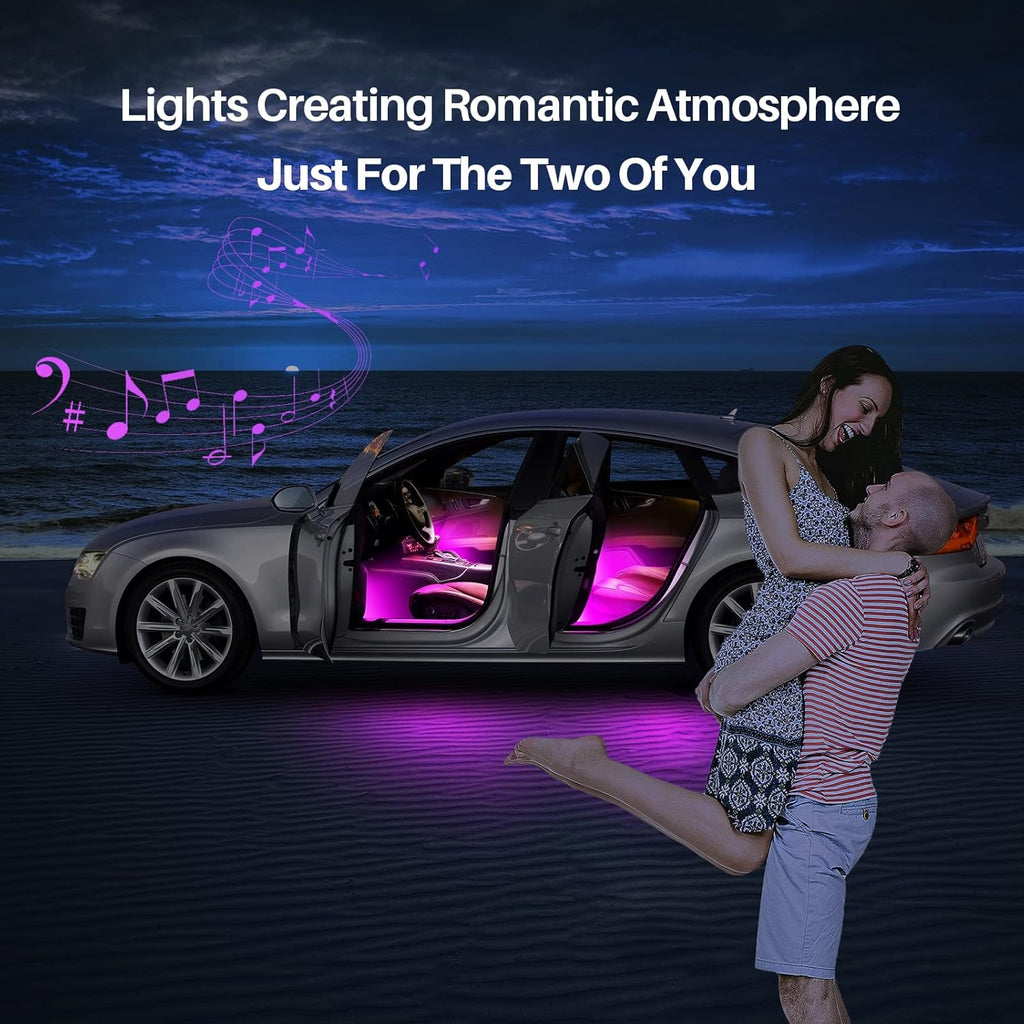 16 Million Colors Music Sync Car LED Lights P4252