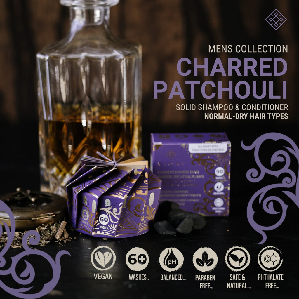 Charred Patchouli Shampoo Bar for Dry Hair & Scalp F42965