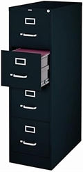 22 Deep 4 Drawer Letter File Cabinet in Putty X598754