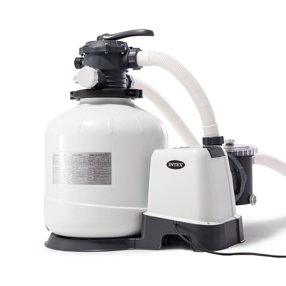 Pool Sand Filter Pump with Automatic Timer and Automatic Skimmer N136