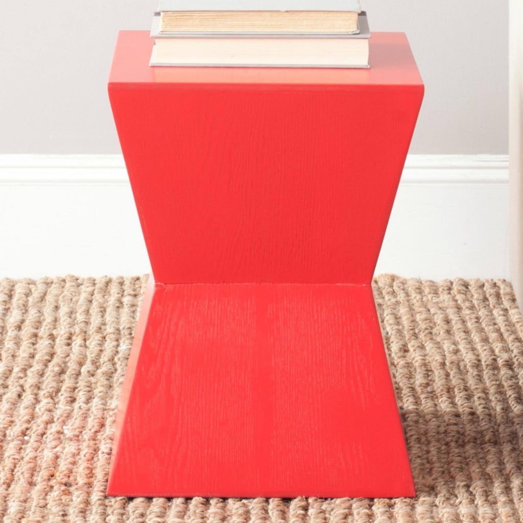 Hot Red Accent Table R376