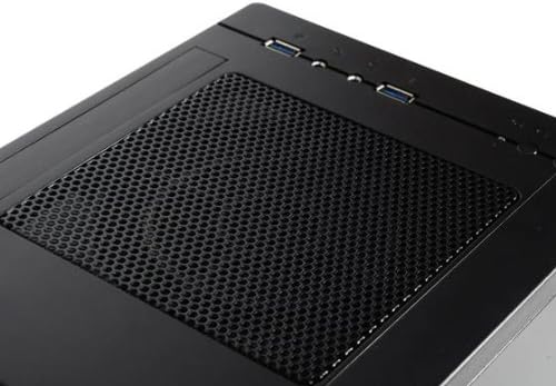 Black Mini-ITX Computer Case with 2x USB 3.0 Front Ports E460