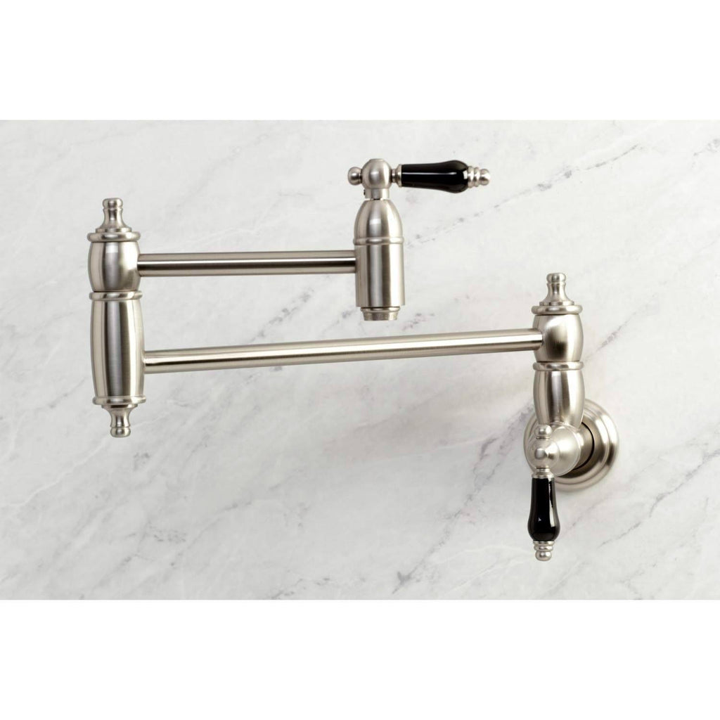 Brushed Nickel Wall Mount Pot Filler E12472