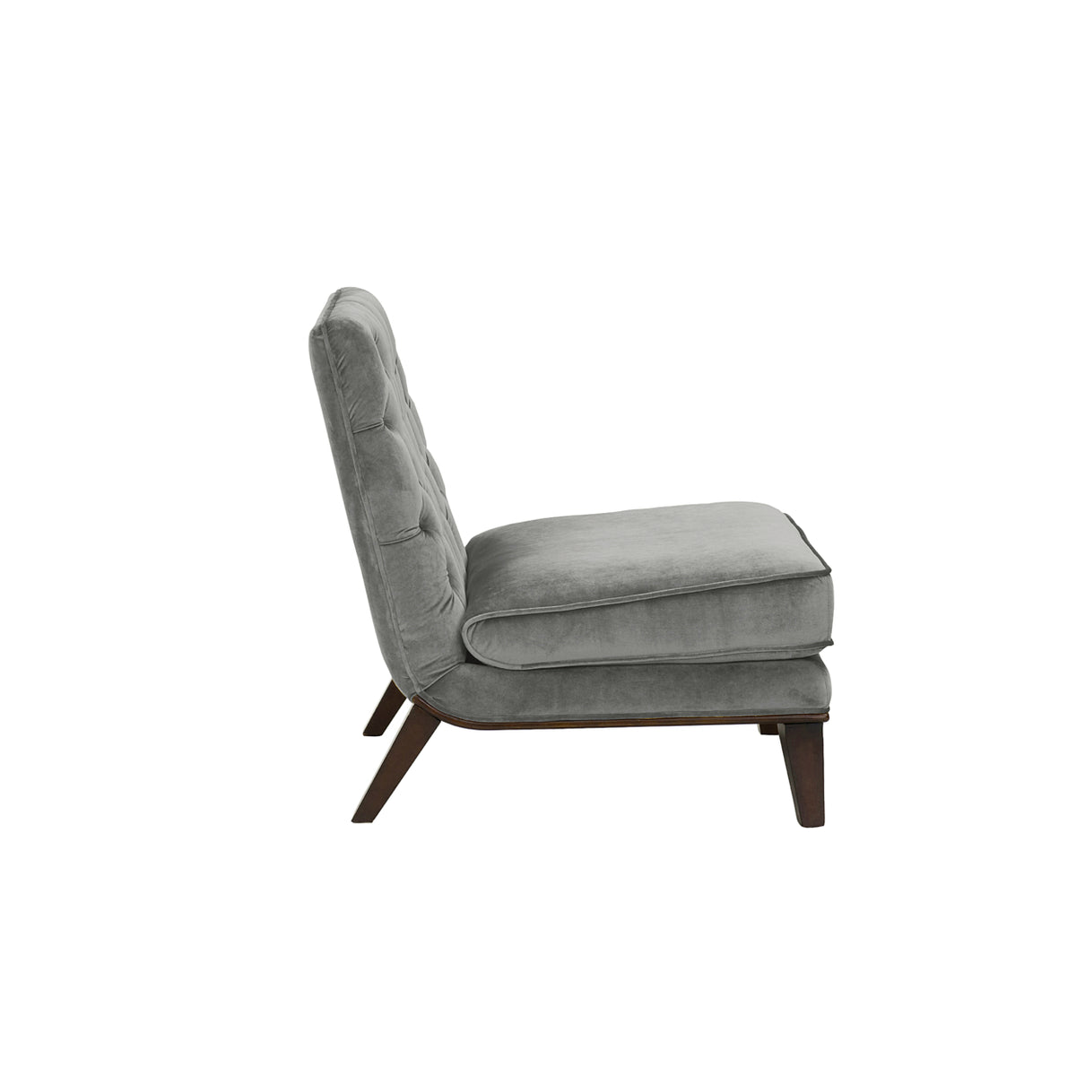 Tufted Velvet Slipper Accent Chair S2529