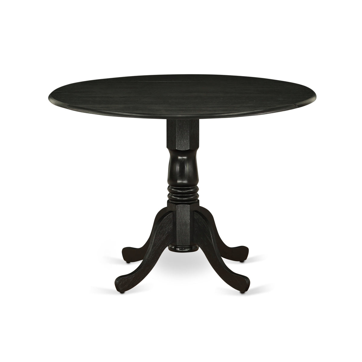5-piece Wood Dinette Set in Black/Light Sable N473