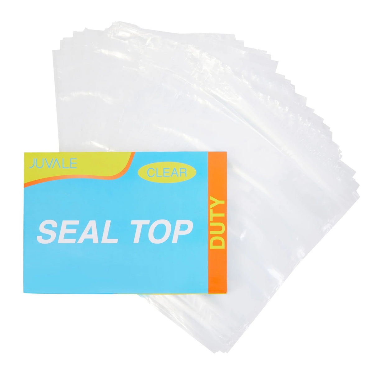 120-Pack Clear Plastic Self-Sealing 2 Gallon Storage Bags with Zip Top Lock Z188264