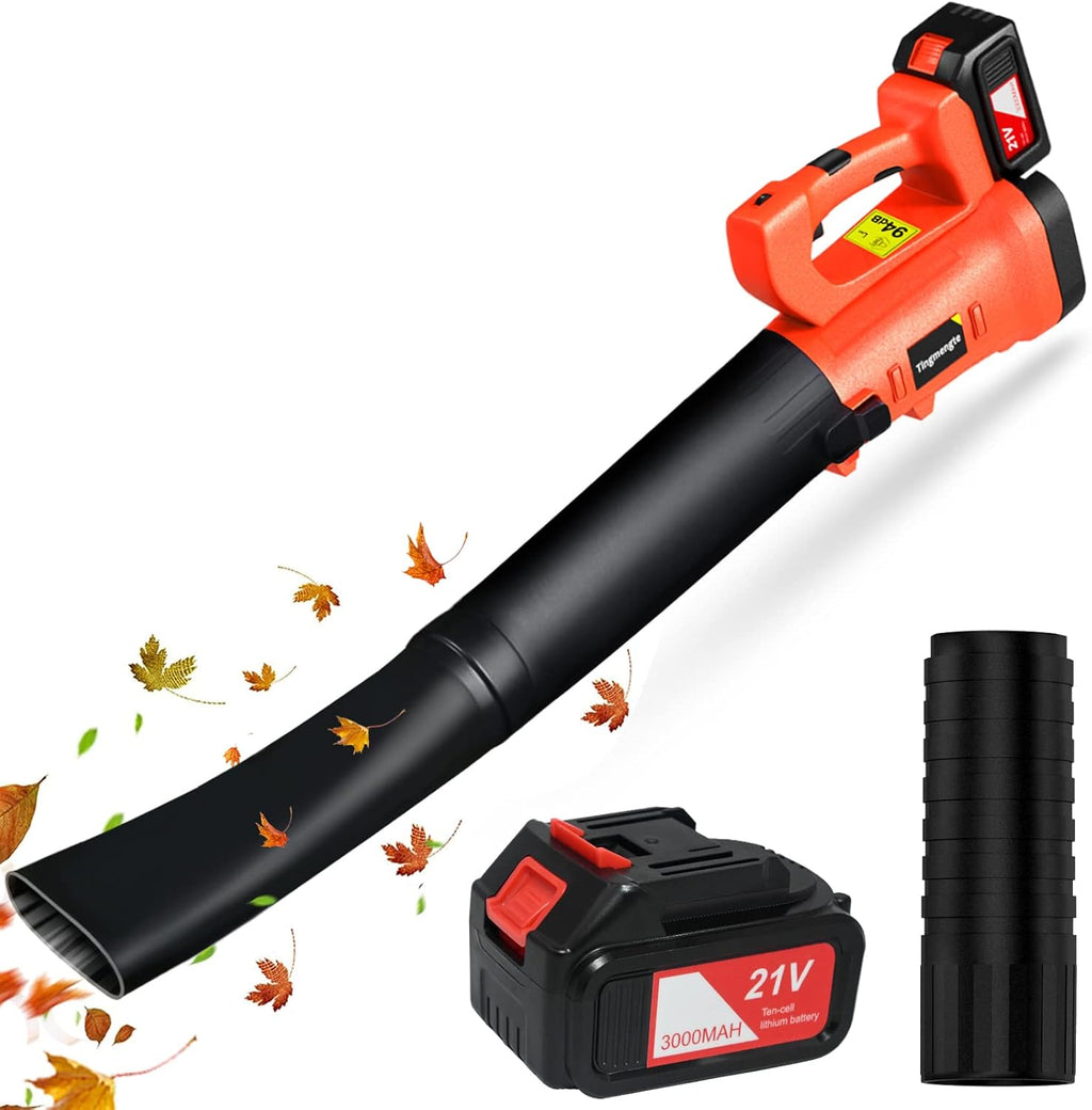 Cordless 400 CFM 150 MPH Electric Leaf Blower with Battery & Charger V611