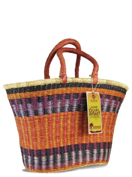 Handwoven Oval Basket C98629