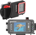 Waterproof Underwater Smartphone Scuba Case, Black, Without Light K937386