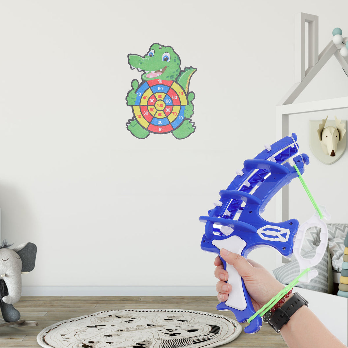 Dart Game Kids Board Ball Set Toys Catch Dinosaur Paddle Toss Throw Children Safety Party Shooting Sports Indoor P439145