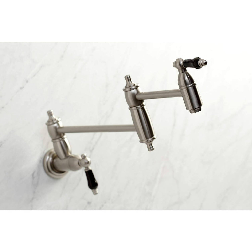 Brushed Nickel Wall Mount Pot Filler E12472