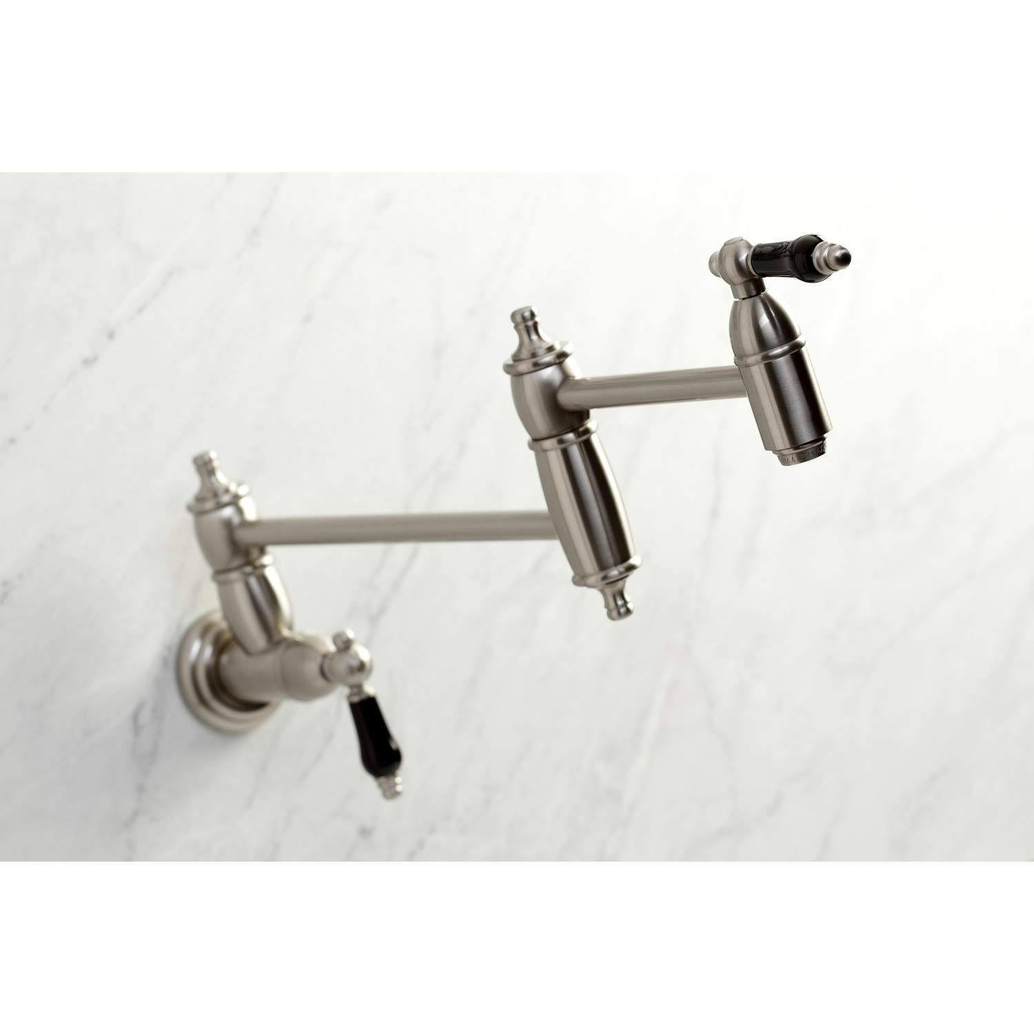 Brushed Nickel Wall Mount Pot Filler E12472