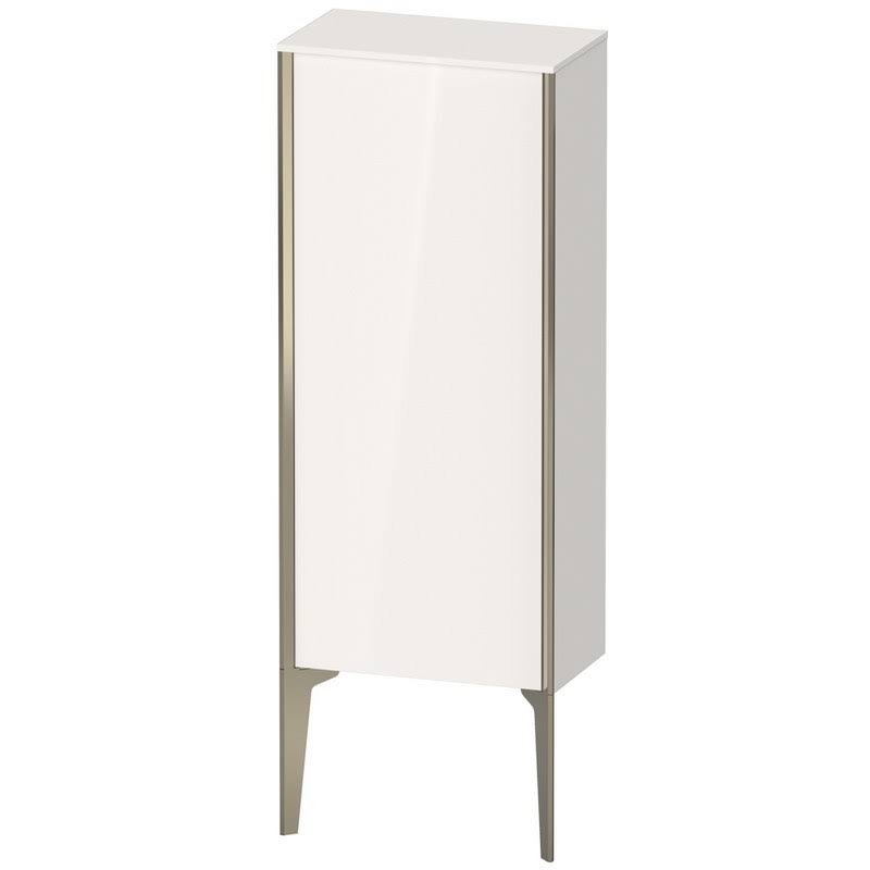 White High Gloss Semi-tall Cabinet D190