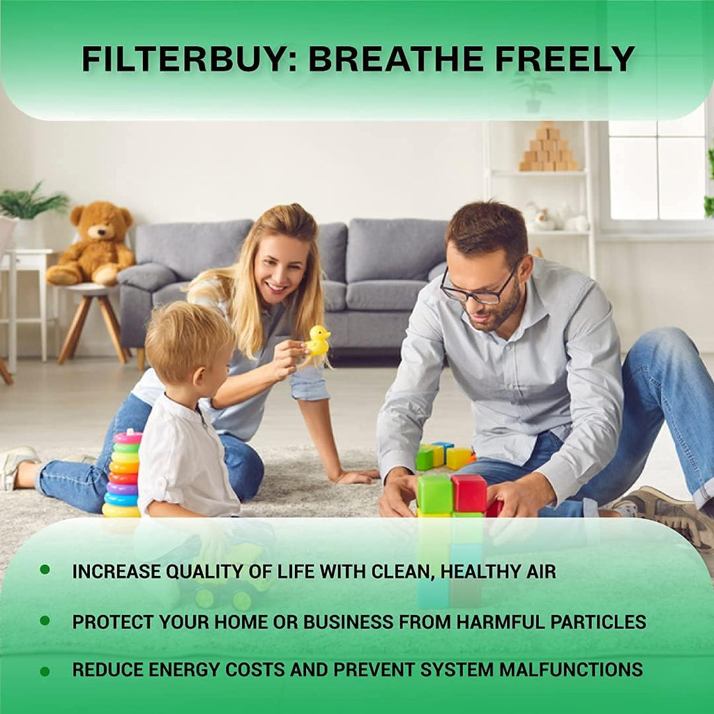 16x25x4 MERV 8 Pleated Air Filter (6-Pack) W97808