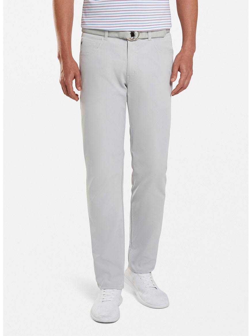British Grey 5 Pocket Pant T978