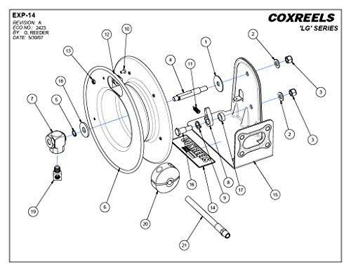 20 Feet 3/8x22 Hose Reel P110228