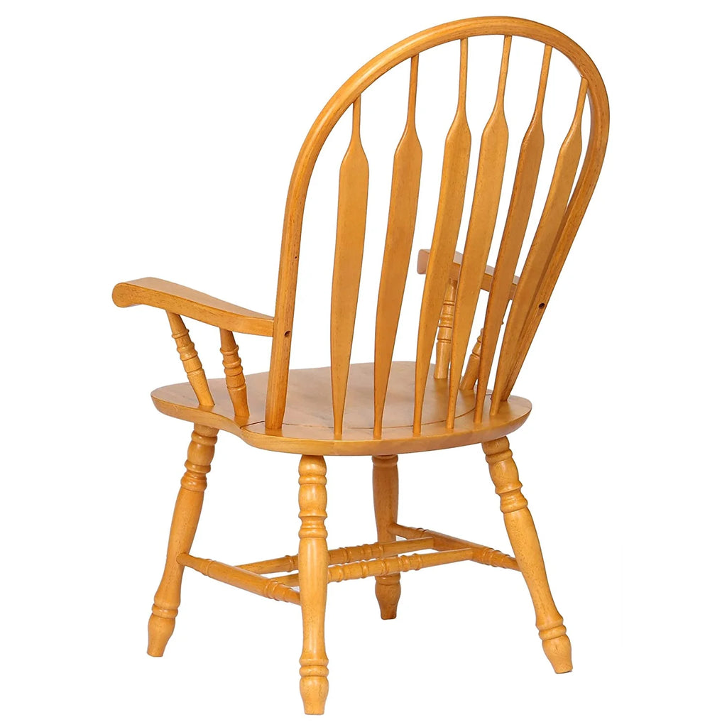 Black Cherry Distressed Antique Dining Chair O8014