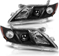 Black Housing Headlight Assembly with Amber Reflector Clear Lens K10685