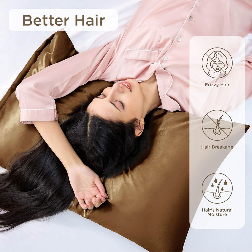 Solid Satin Pillowcase Q76648