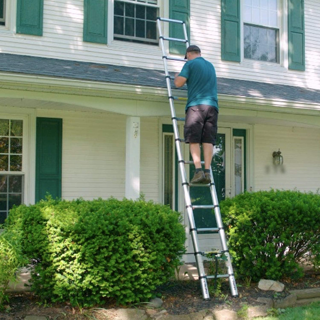 Telescoping Aluminum 12.5 FT Extension Ladder M509861
