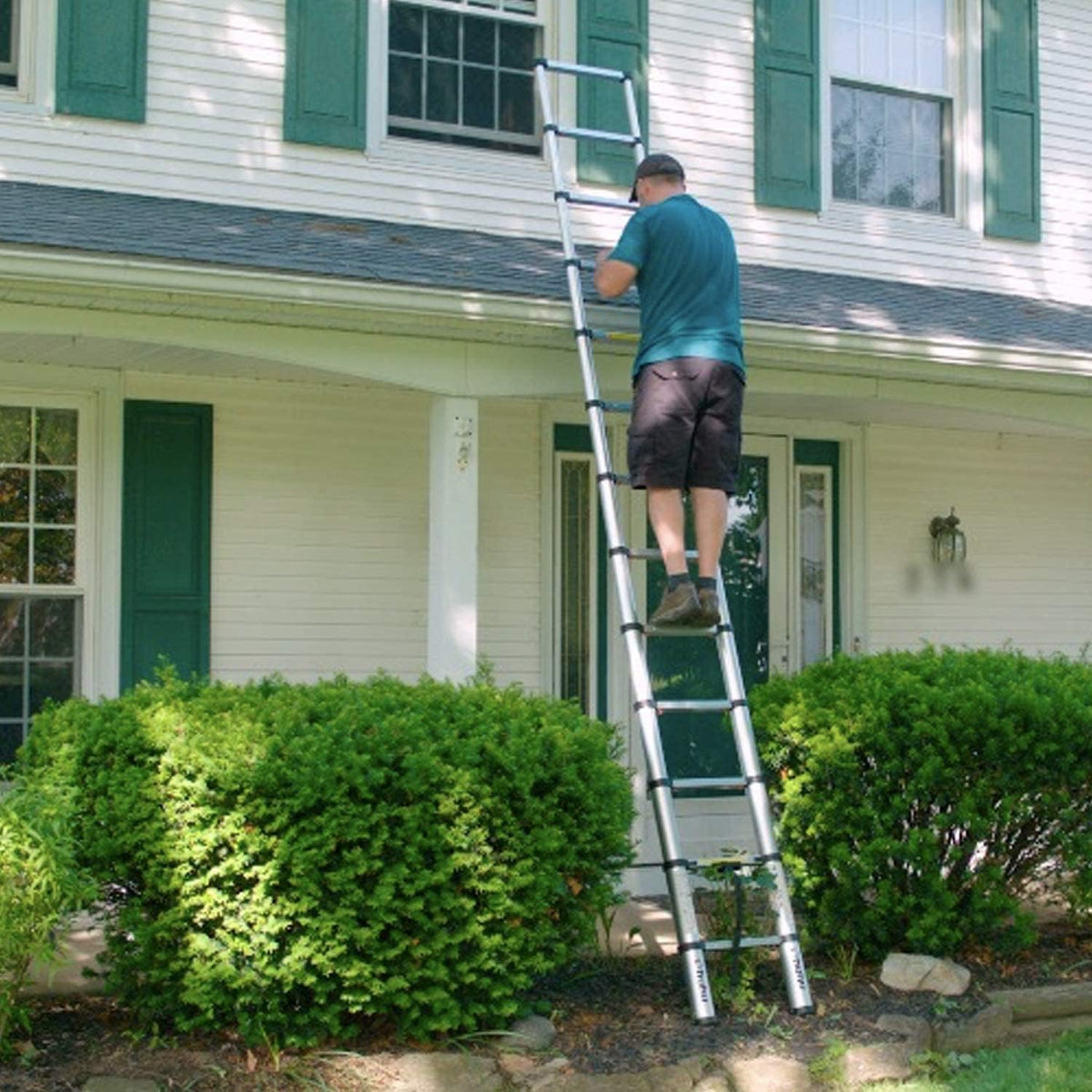 Telescoping Aluminum 12.5 FT Extension Ladder M509861