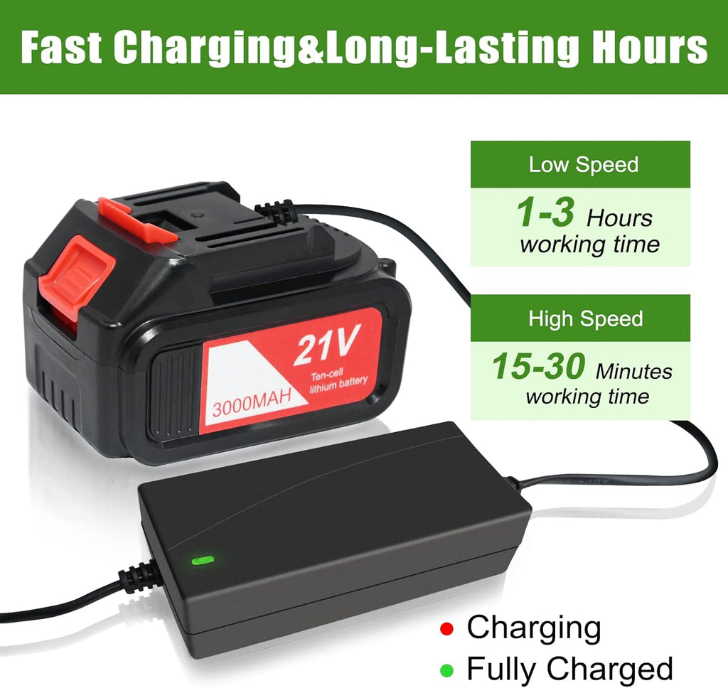 Cordless 400 CFM 150 MPH Electric Leaf Blower with Battery & Charger V611