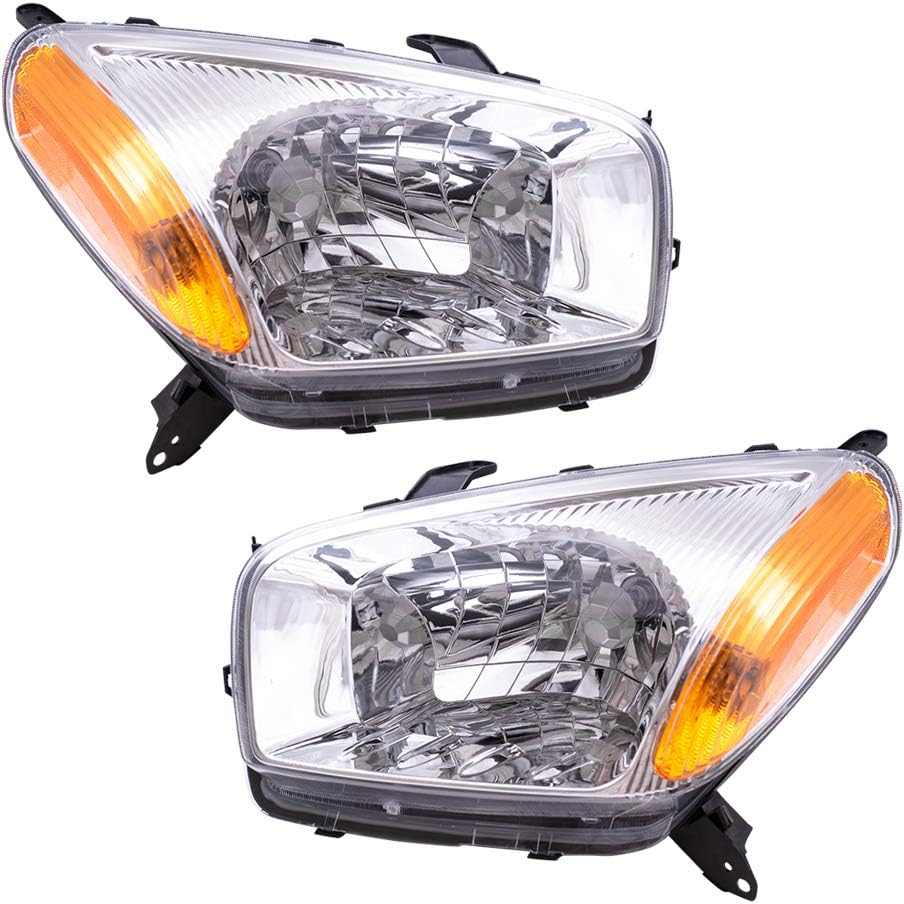 Halogen Combination Headlight Assemblies for 2001-2003 Rav4 J49080