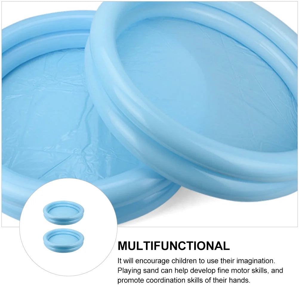 2Pcs Portable Inflatable Pool Plastic Sand Boxes D412
