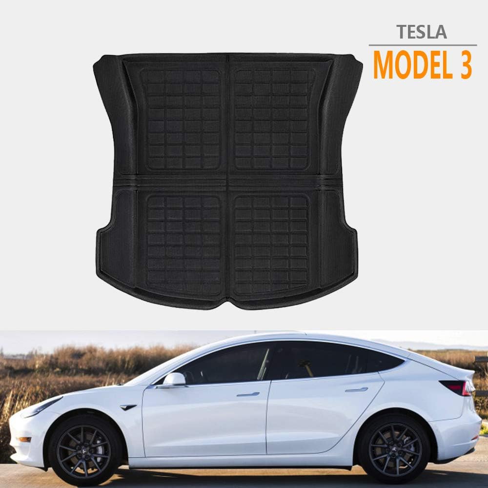 TPR Waterproof Rear Trunk Mat for Tesla Model 3 O46442