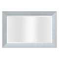 Grey Rectangle MDF Wall Mirror C860005
