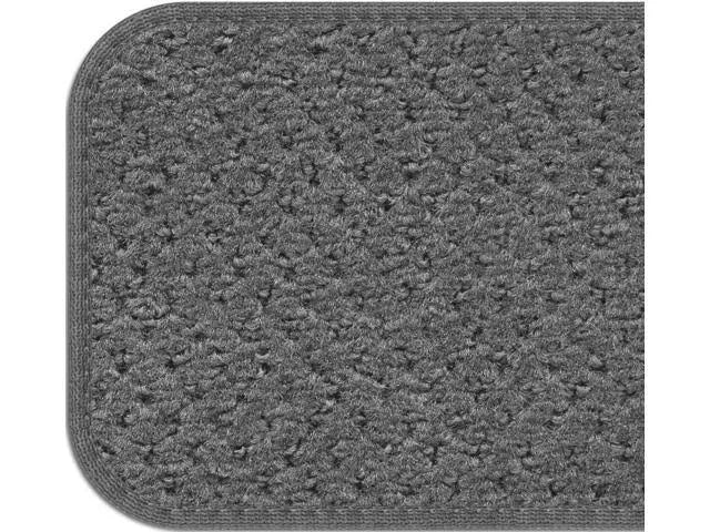 Set of 12 Gray Carpet Stair Treads P9480