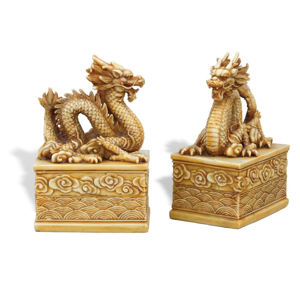 Ivory Bookends - Set of 2 L8935