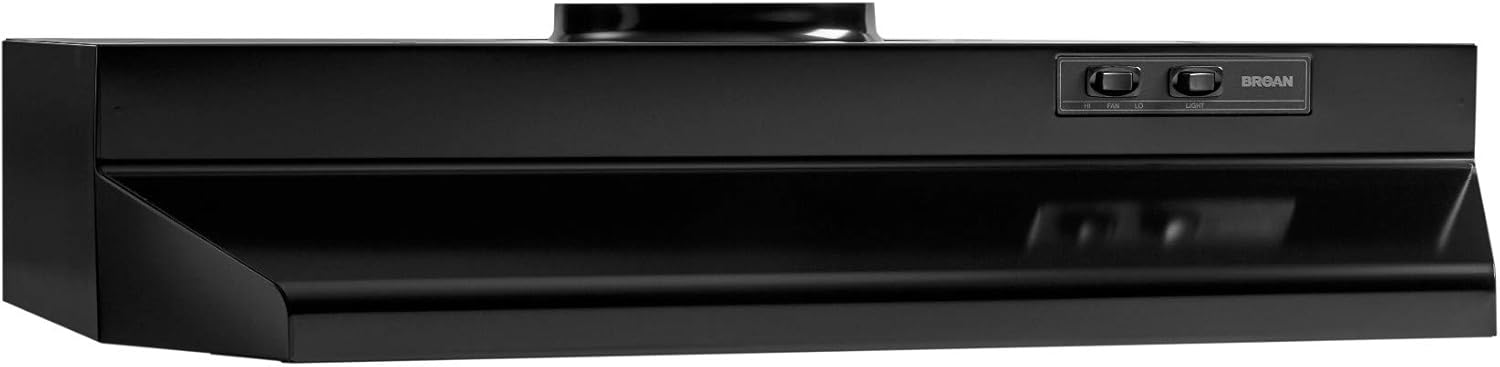 30-Inch Black Range Hood with Light X2835