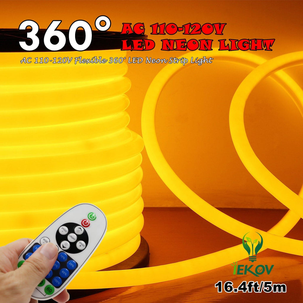 32.8ft Dimmable Waterproof Flexible LED Neon Rope Light G55844