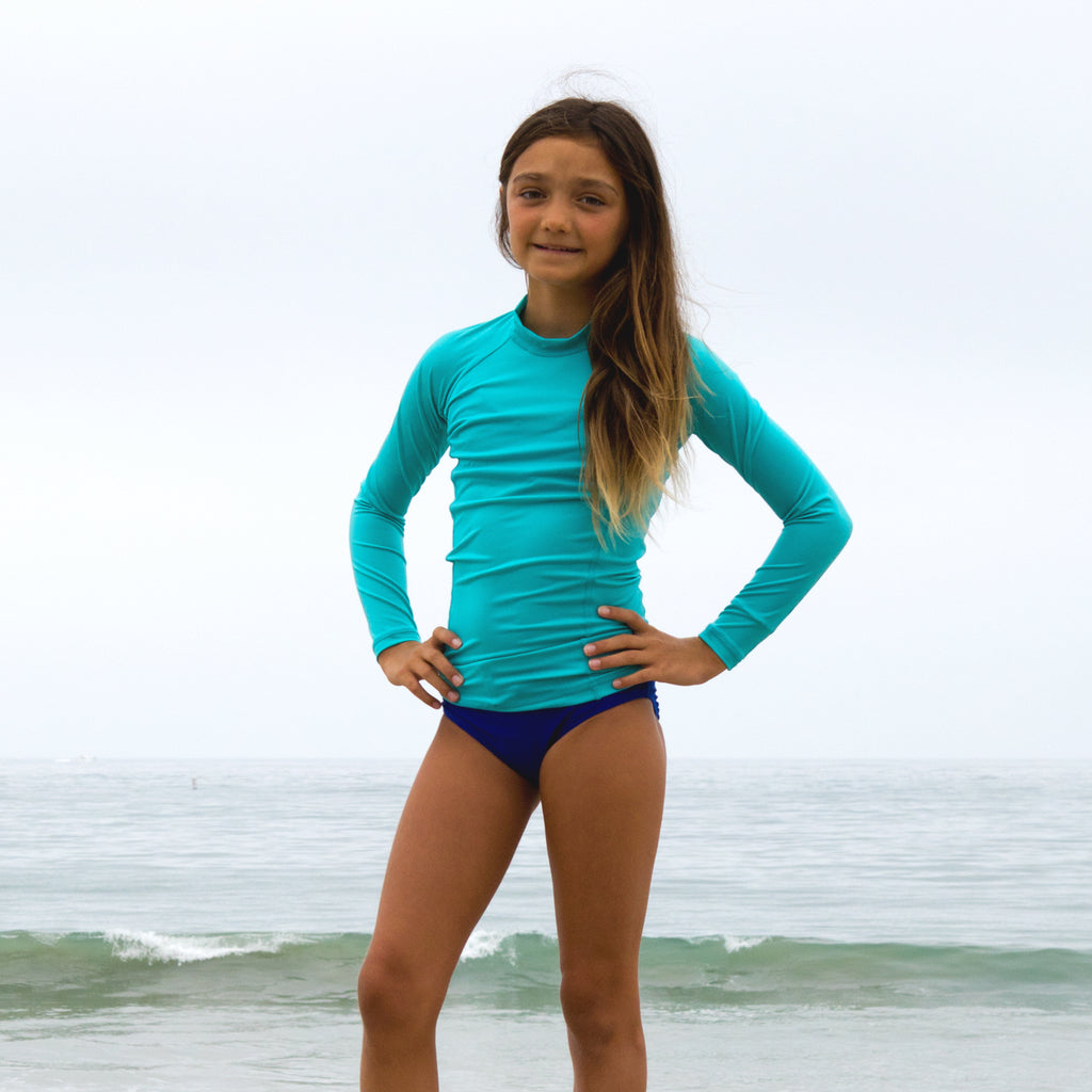 Aqua Long Sleeve UV Protective Rashguard Q202