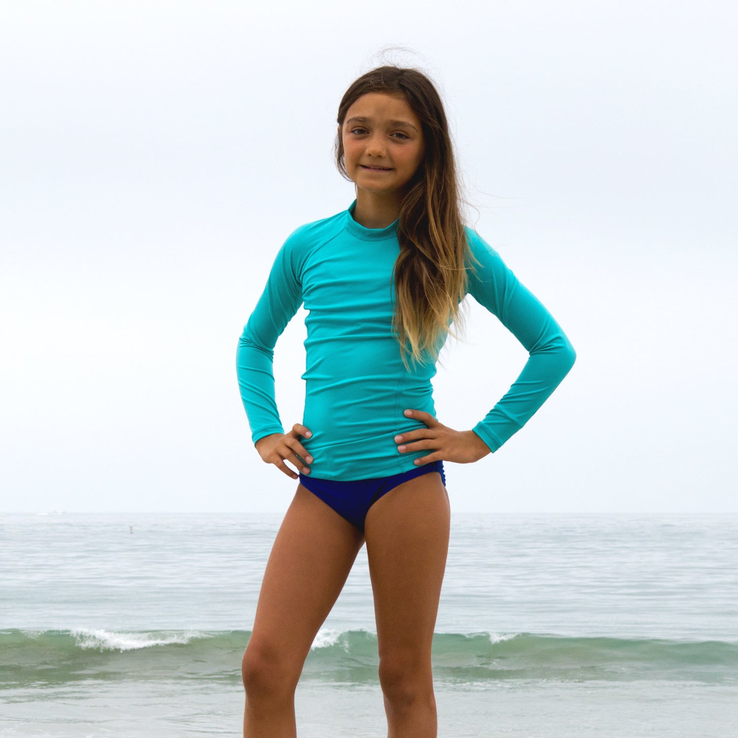 Aqua Long Sleeve UV Protective Rashguard Q202