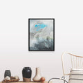Black Float Frame Canvas Art - 24 x 30 U130439